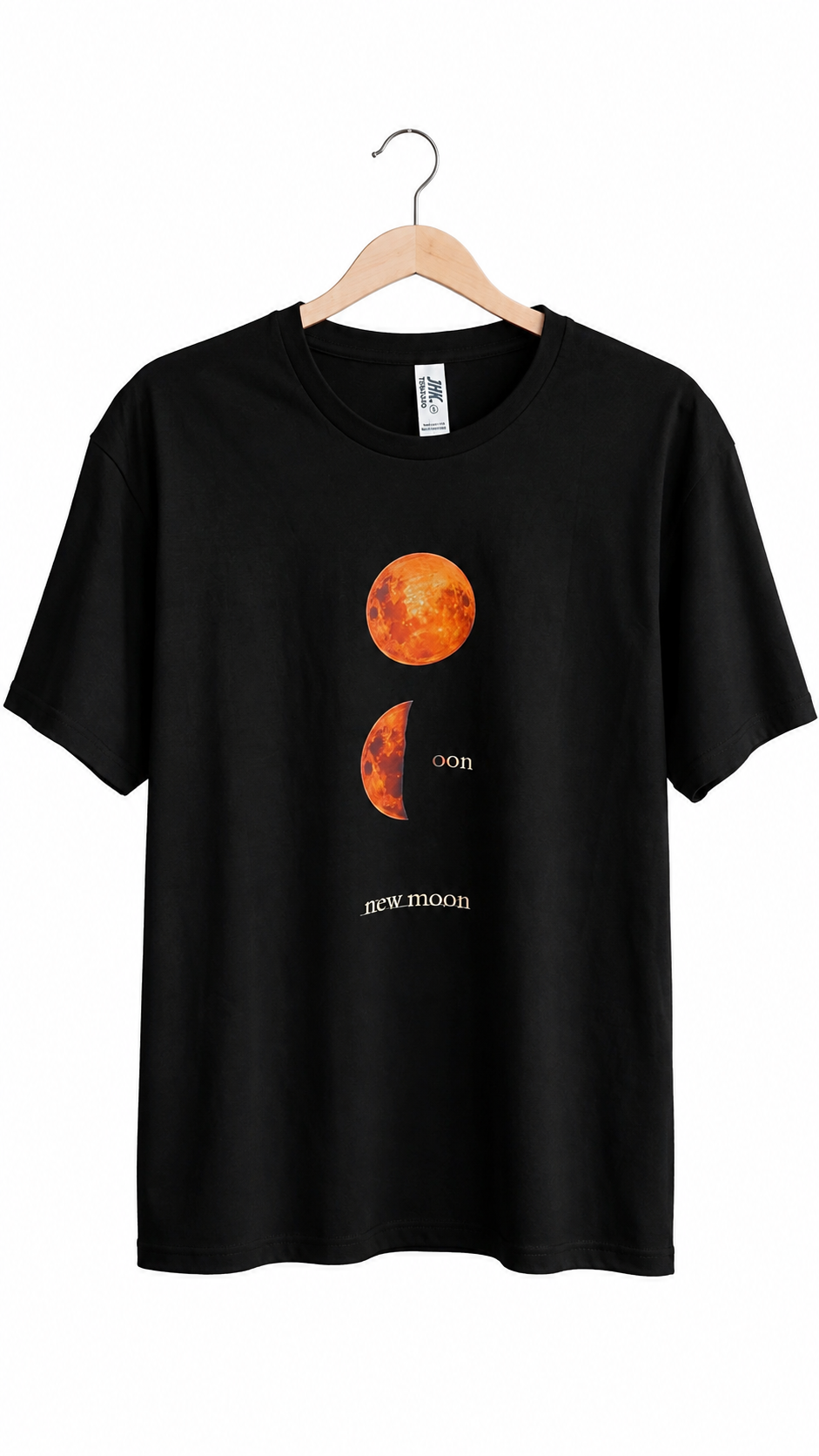 Czarny T-shirt Twilight 🌒