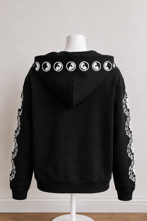 Bluza z kapturem "Księżyce"